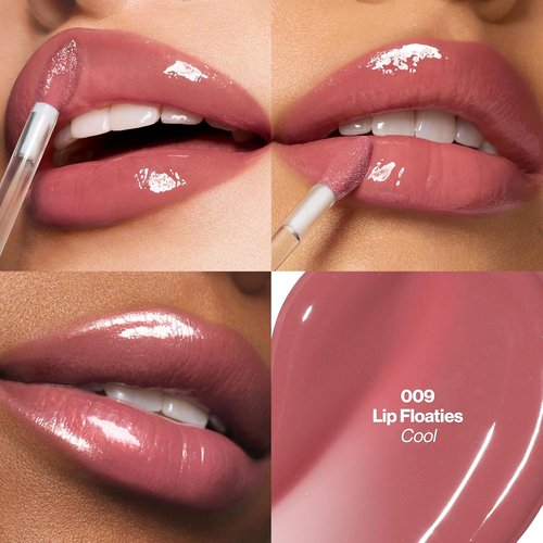 REVLON PhotoReady Plumping Gloss Serum - Hydrating, Non-Sticky High Shine Finish | 009 Lip Floaties, 0.25 fl oz