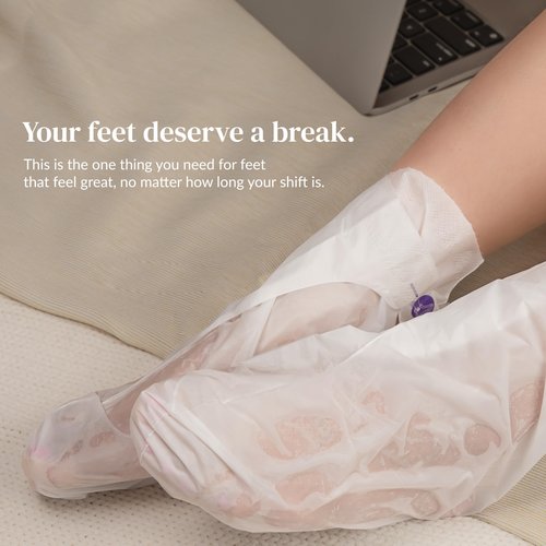 Epielle Intensive Repairing Hand & Foot Masks, Restore and Moisturize Dry, Cracked Skin, Self Care Gifts for Women, Spa Kit, Easter Basket Stuffers, 6 Moisturizing Gloves & 6 Moisturizing Socks