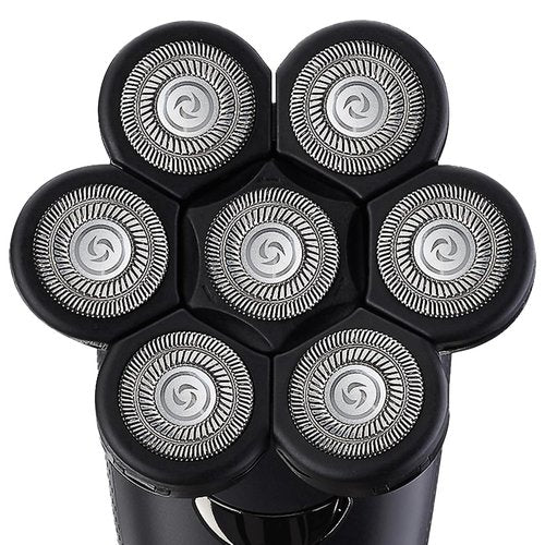 Electric Razor Replacement Blades, 7 Heads Wet Dry Beard Shaver Replacement Blade for Bald Men, compatible with E-Hunter AE7130 Electric Shavers