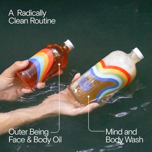 Bathing Culture, Organic Outer Being Body Oil, Organic Body Oil for Women and Men, After Shower Moisturizer, Natural, Biodegradable, Vegan Personal Care, Cathedral Grove Scent, 8 oz