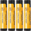 Savannah Bee Company Beeswax Lip Balm - Natural Tupelo Honey, 0.15 Ounce | Pack of 4