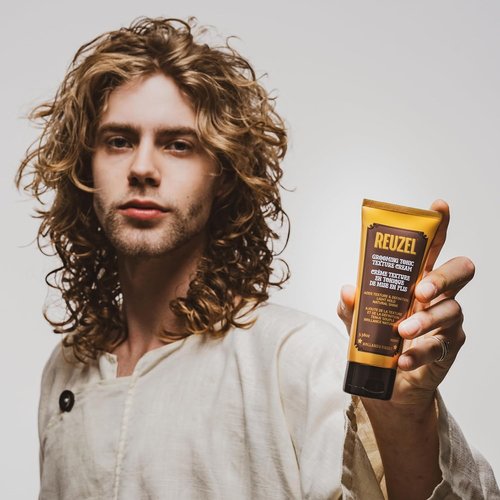 Reuzel Grooming Tonic - Light Hold Texture Cream for Curl Definition & Natural Shine | 3.38oz