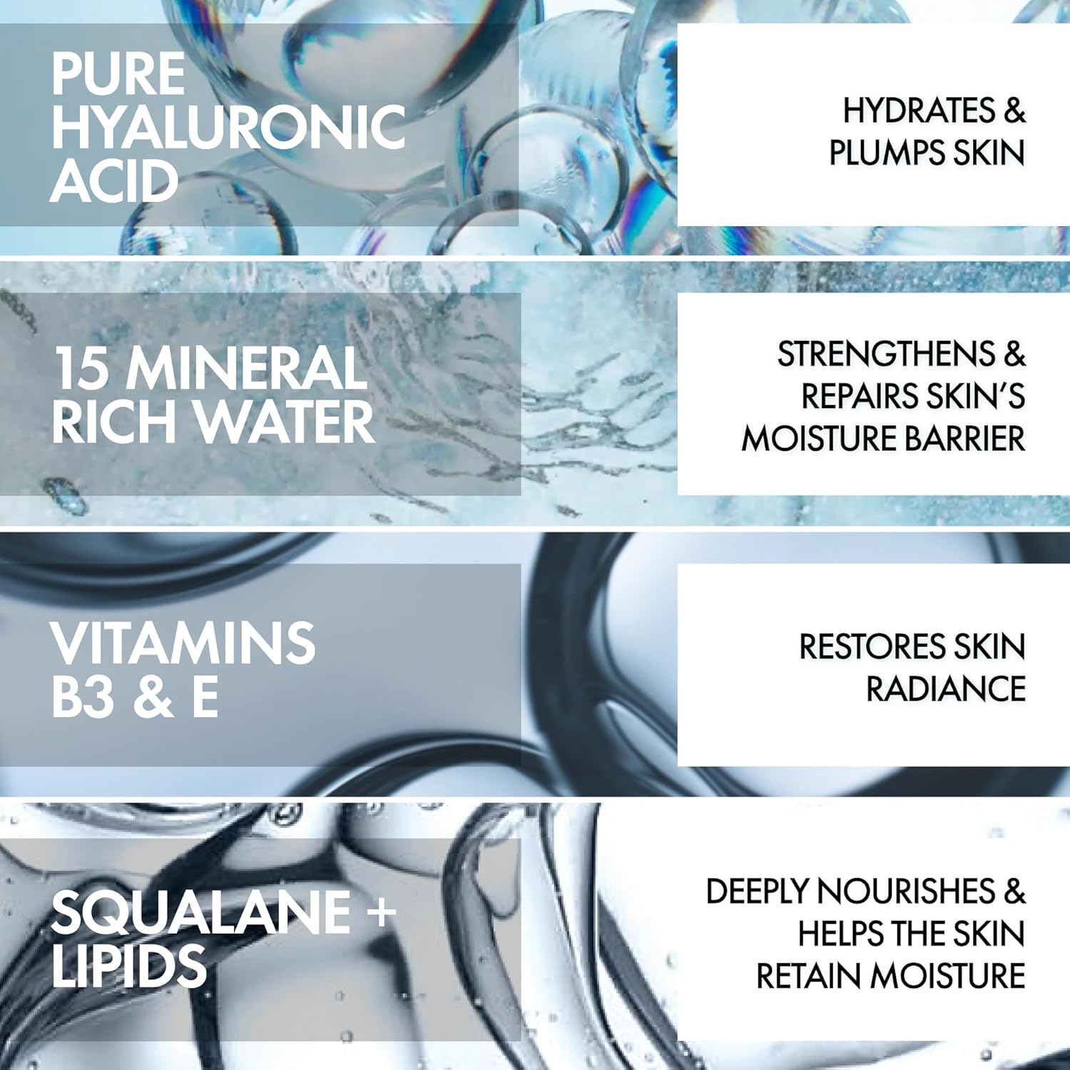 Vichy Mineral 89 Face Moisturizer - Fragrance-Free Hydrating Cream with Hyaluronic Acid | For All Skin Types