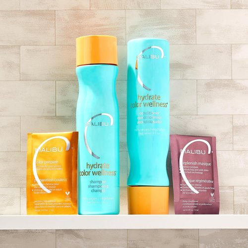 Malibu C Replenish Hair Masque - Ultra Hydrating Deep Conditioner for All Hair Types | Avocado Oil Formula