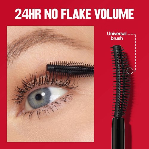 Revlon ColorStay Mascara - Volumizing Eye Makeup with 24-Hour Wear | Smudge-Proof, Flake-Free, 402 Black Brown