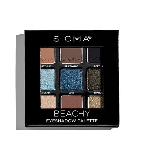 Sigma Beauty Beachy Eyeshadow Palette - Vibrant Ocean-Inspired Shades for Stunning Looks