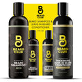 The Beard Club Beard Wash & Conditioner Set - Hydrating Shampoo & Leave-In Conditioner for Men | Grooming Gift Kit