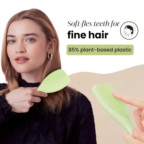Tangle Teezer Ultimate Detangler Brush - Plant-Based, Reduces Breakage for Fine & Color-Treated Hair | Matcha Green