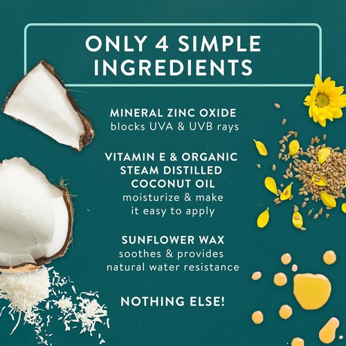 Badger Mineral Daily Sunscreen - SPF 30 Zinc Oxide Formula | Lightweight, Moisturizing & Reef Safe, 4 fl oz