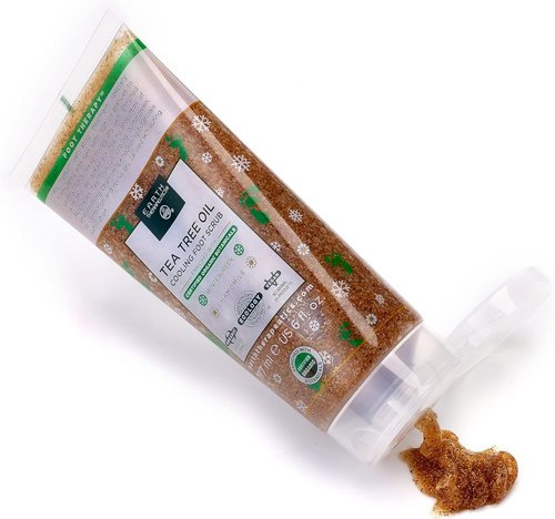 Skiennix Tea Tree Oil Foot Scrub - Refreshing Cooling Formula | 6 Fl. Oz.