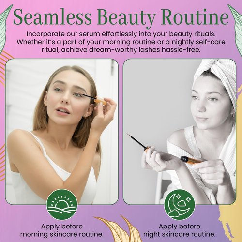 Eman Beauty Eyelash Growth Serum All-Natural Lash Enhancer Helps You Achieve Longer Thicker & Fuller Eyelashes It Boosts Growth For Stronger Healthier Lashes New Beauty Essential (3ml)