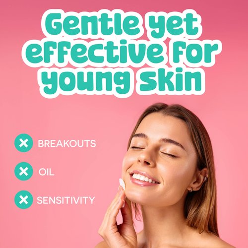 BeYoutiful ChillOut Gentle Acne Cleansing Face Wipes with Salicylic Acid for Teens and Kids, Valentines Day Gifts for Teen Girls, 60 Facial Pads, Vegan, Tea Tree & Chamomile