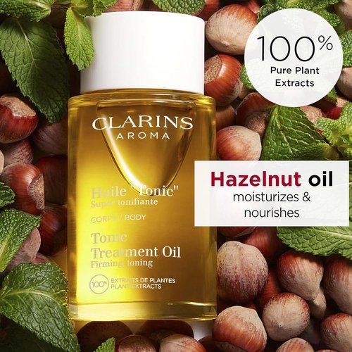 Clarins Tonic Body Treatment Oil - Stretch Mark Care for Improved Skin Elasticity | 100% Natural Plant Extracts