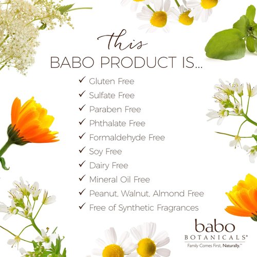 Babo Botanicals Aloe Vera Gel - Soothing Hydration with Witch Hazel & Cucumber for Sensitive Skin | 8 oz.