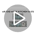 Pumpkin Eucalyptus Fall Kitchen Mats Set of 2 - Blue, 17x29 & 17x47 Inches