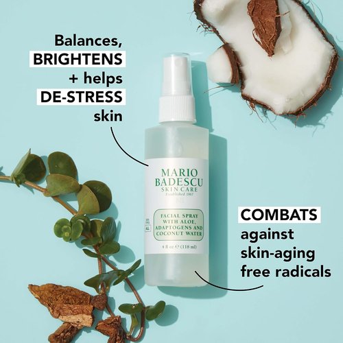 Mario Badescu Facial Spray - Hydrating Mist with Aloe & Coconut Water for Dewy Skin Glow