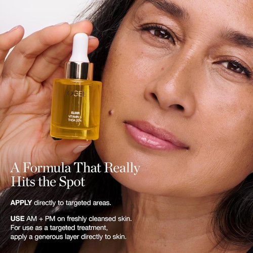 Ogee Vitamin C THDA 20% Elixir - Organic Brightening Face Serum for Radiant Skin