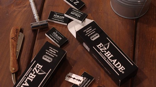 EZ BLADE Double Edge Razor Blades. 100 Count For Straight Razor Or Safety Razor