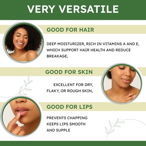 Asase Pure Naturals, Organic Shea butter, 1 KG, 35.2oz, 2.2 lbs, Raw, Unrefined, Natural, Grade A, Hand made, Ivory, Ghana Africa, Great for Hair, Skin, Lips, Nourish and moisturize, Body butter