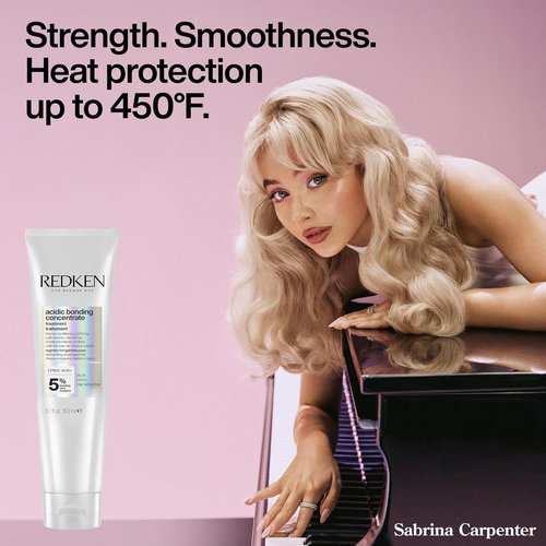 Redken Acidic Bonding Concentrate Leave-In Conditioner - Strengthens Weak Hair, Heat Protection & Bond Repair