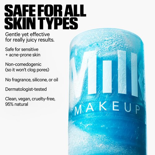 Milk Makeup Cooling Water Jelly Ice Calming Serum with Niacinamide – Reduces the Look of Puffiness + Redness for Visibly Calm Skin – Hydrating, Non-Comedogenic Serum w/Blue Light Protection – 0.46 oz