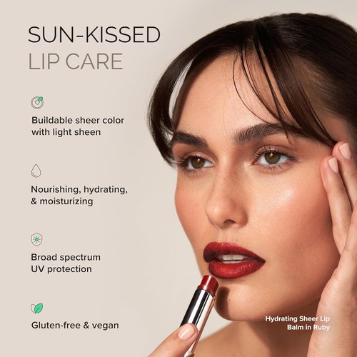 MDSolarSciences Tinted Sheer Lip Balm SPF 30 - Hydrating Vegan Sunscreen with Shea Butter & Jojoba Oil | 0.15 oz, Crystal