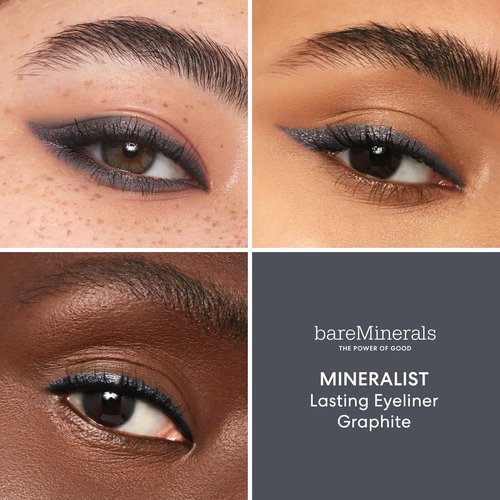 bareMinerals Mineralist Lasting Eyeliner - Waterproof, Long-Lasting, Smudge-Proof, Vegan Formula
