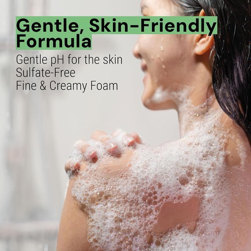 Panier des Sens - Almond Moisturizing Body Wash - Gentle Shower Gel with 96% Natural Ingredients - 6.8 Fl Oz, SLS Free, Vegan