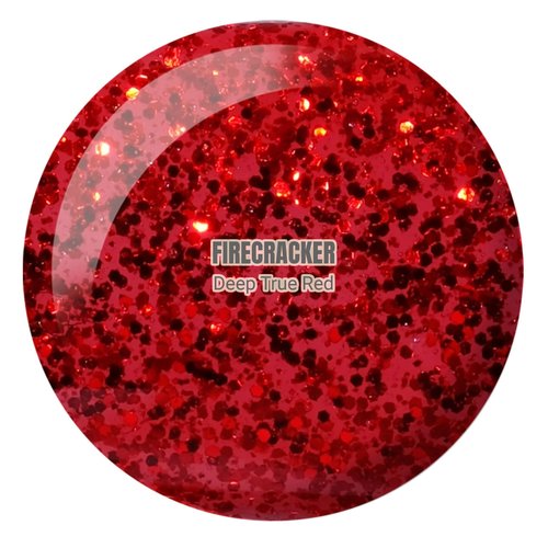 DND Gel Diva Polish Set, Mirrorball Collection, UV/LED Gel Polish and Air Dry Nail Lacquer, Matching Chip-Free Polish Duo, Red033 Firecracker, 0.5 Fl Oz Each