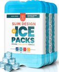 Healthy Packers Ice Packs - Long-Lasting Reusable Cool Packs for Lunch Boxes & Coolers | Ideal for Beach, Camping & Fishing