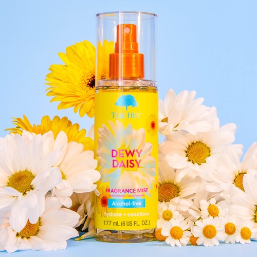 Tree Hut Dewy Daisy Gift Set, Exfoliating Body Scrub & Hydrating Body Spray, Skin Care Bundle, 18 & 6 fl oz