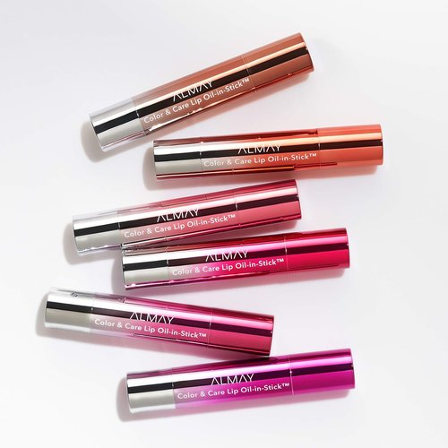 Almay Color & Care Lip Oil - Rosy Glaze 120 | Hydrating Lip Treatment, 0.09 Oz
