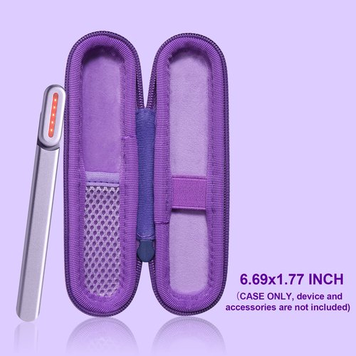 co2CREA Hard Carrying Case Compatible with SolaWave 4-in-1 Facial Wand/Radiant Renewal Wand (V2.0)