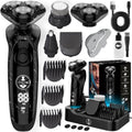 MANECODE® Electric Razor for Men - Shaver with Floating 8 Contouring Technology® IQ Cleaning Sensor® (Charging Station)