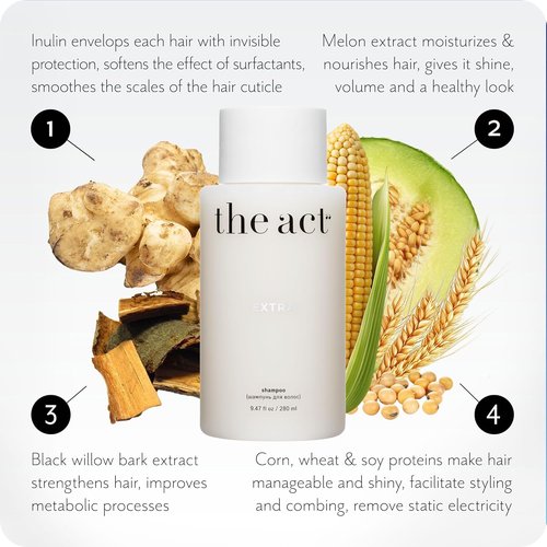 Act Extra Hair Conditioner - Deep Hydration for All Hair Types | Nourishes Dry & Damaged Hair - 9.47 Fl Oz
