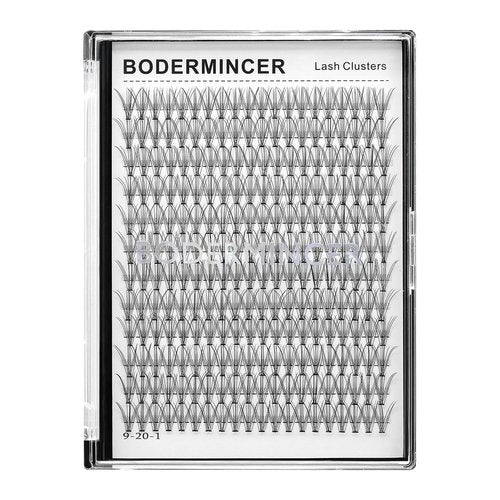 Bodermincer 7D/10D/20D/30D/40D/50D/60D/80D/100D Lash Cluster 240pcs D Curl Individual Cluster Eyelashes Fluffy false Eyelashes Extension Lash Cluster DIY at Home (10D-14mm)