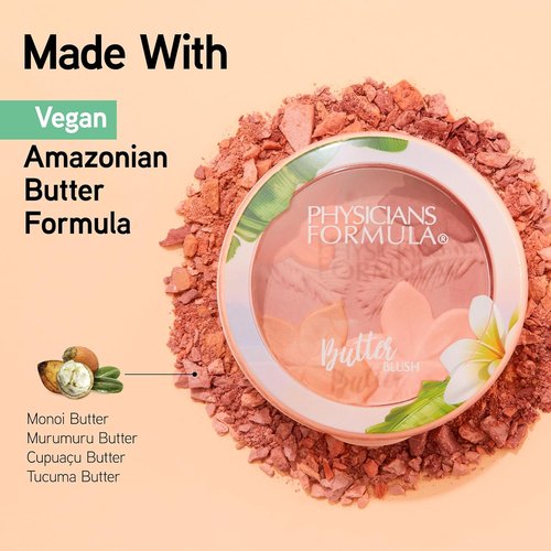 Physicians Formula Matte Monoi Butter Blush - Mauvy Mattes, Dermatologist Tested Makeup Powder