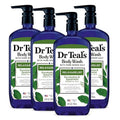 Dr Teal's Body Wash - Relax & Relief with Eucalyptus & Spearmint - 24 fl oz (Pack of 4)