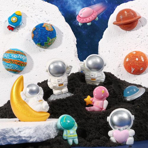 Toylink Space Bath Bombs for Kids with Surprise Inside, 8 Pack Kids Galaxy Bath Bombs with Space Toys for Toddler Boys Girls Handemade Rainbow Bubble Bath Fizzies Birthday Christmas Gift Set