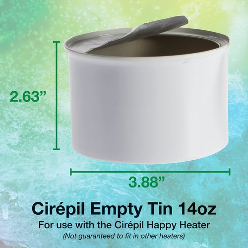 Cirepil - Escential Rose - 400g / 14.11 oz Hard Wax Tin - Creamy Stripless Wax for Sensitive Areas - Effective on Short & Shaved Hair - Professional Body & Bikini Depilatory Refill
