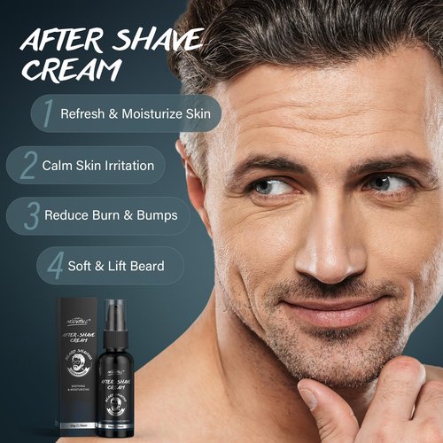 8Pcs Shaving Kit for Men Gift Basket for Christmas Birthday Father's Day Includes Pre-Shave Oil Shaving Cream After Shave Cream 10pcs Razor Blades Safety Razor Shaving Bowl Shaving Brush Beard Bib