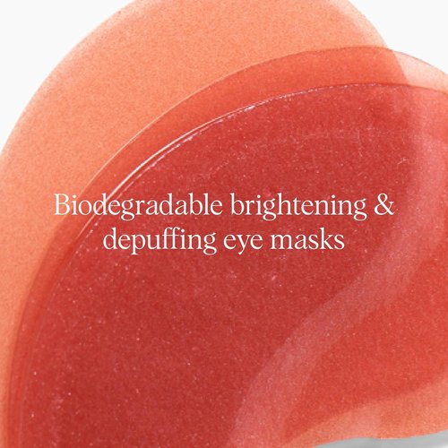 DRMTLGY Brightening Eye Masks - Biodegradable Hydrogel Patches with Caffeine & Peptides - Depuff & Hydrate Dark Circles - 2 Pack (60 Count Each)