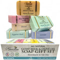The Grecian Soap Company Goat Milk and Olive Oil Bar Soap – 6-Pack (5 Ounces Each, total 30ozs.) – Moisturizing Body Wash, Bar Soap for Bath and Shower, Goat Milk, Non-Toxic, Made in USA