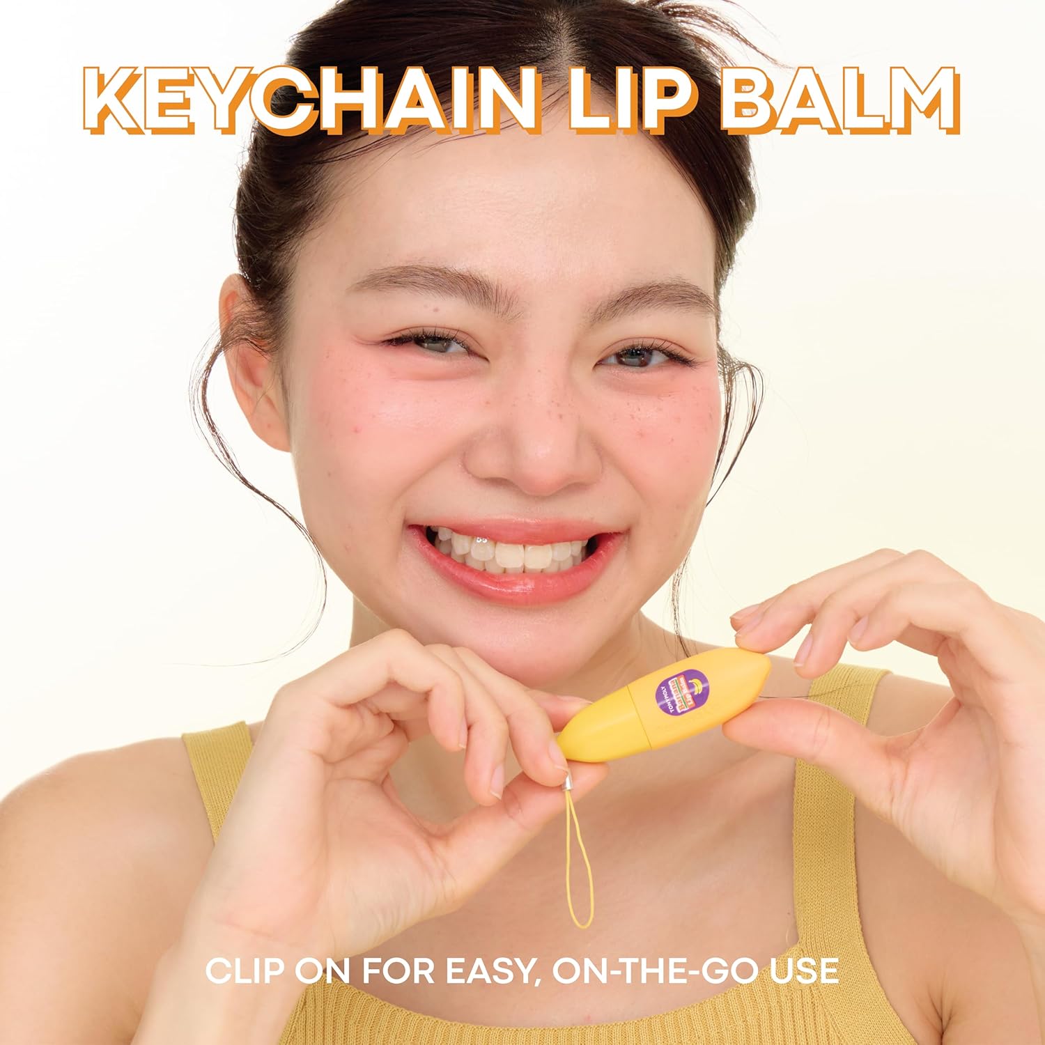 TONYMOLY Magic Food Banana Mini Lip Balm - Hydrating Korean Lip Care with Shea Butter & Vitamin E | Travel Size