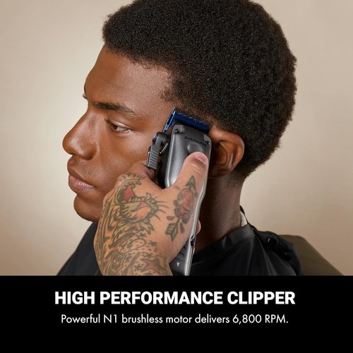 BaBylissPRO FXONE LO-PROFX Cordless Clippers for Men - Interchangeable Battery Design