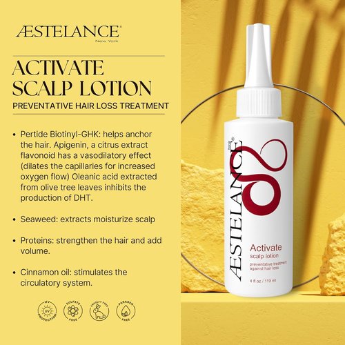Activate Scalp Lotion - Preventative Hair Loss Treatment | Rejuvenate & Strengthen Scalp, 4 oz