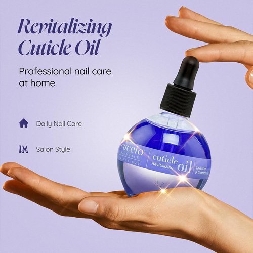 Cuccio Naturale Revitalizing Cuticle Oil - Lightweight Lavender & Chamomile Hydrating Formula | 2.30 Fl Oz