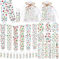 6 Sets/36 Pcs Christmas Party Favors Christmas Hand Cream Body Lotion Lip Balm Nail File Gifts Set Xmas Stocking Stuffers Travel Size Lotion Bulk Holiday Party Supplies for Coworkers Women Adults