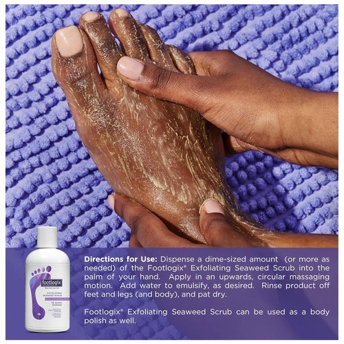 FOOTLOGIX Exfoliating Seaweed Scrub - Deep Cleansing & Revitalizing | 8.45 oz