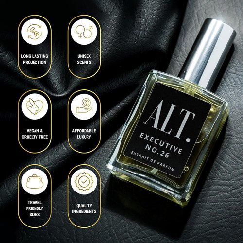 ALT. FRAGRANCES Executive No. 26 | Inspired by Creed Aventus - Long Lasting Woody Fruity Perfume for Men, 60ml